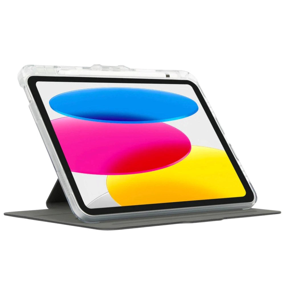 iPad 11" (2025) / iPad 10.9" (2024 / 2022) Targus VersaVu Flip Deksel - Gjennomsiktig / Grå