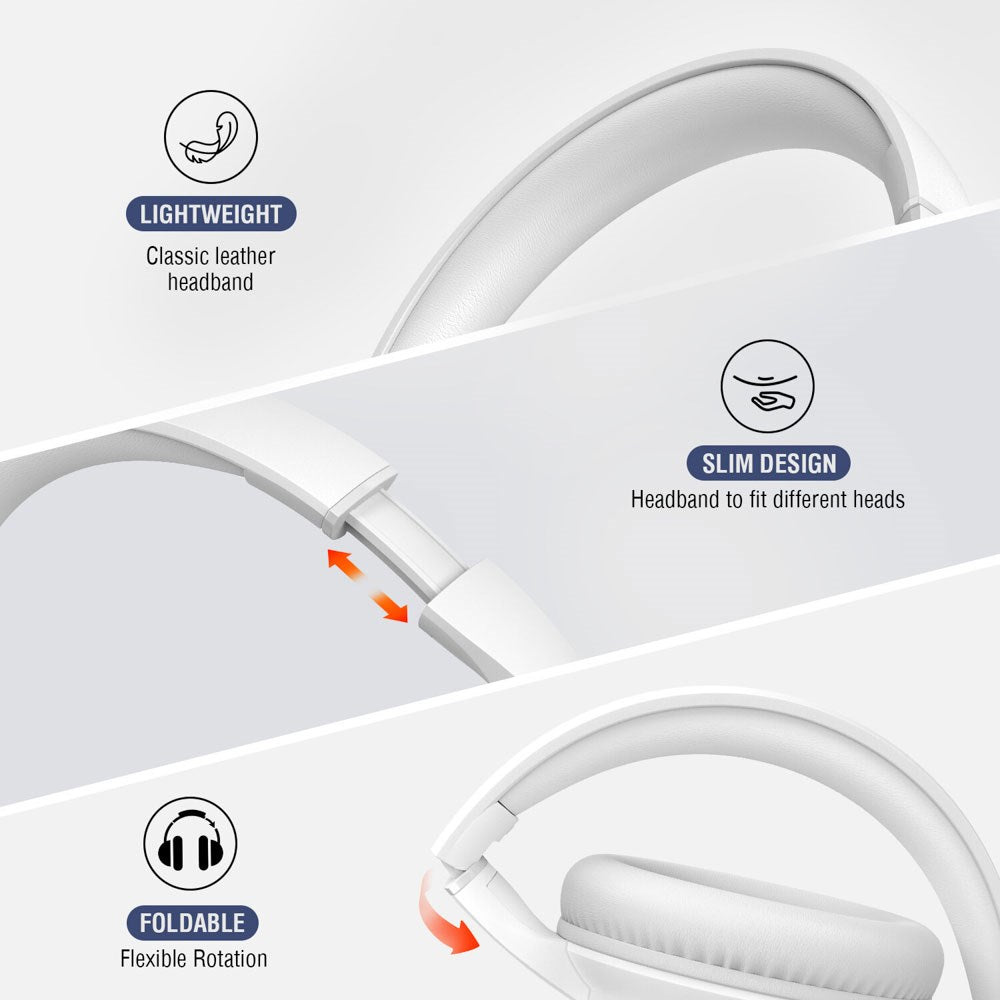 4smarts True Wireless SkyBuds Wave Hodetelefoner - Over-Ear - Hvit