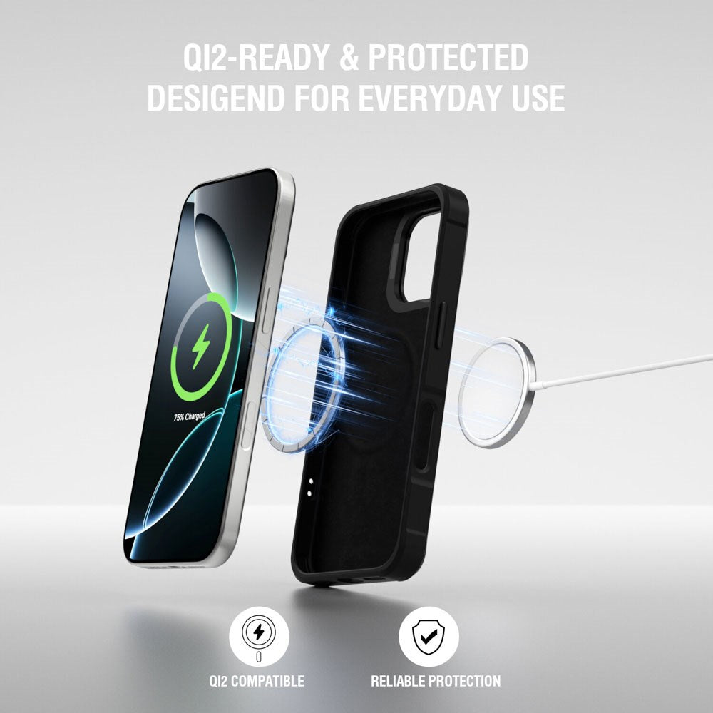 iPhone 17 4smarts E-Ink Deksel - MagSafe Kompatibel - Svart