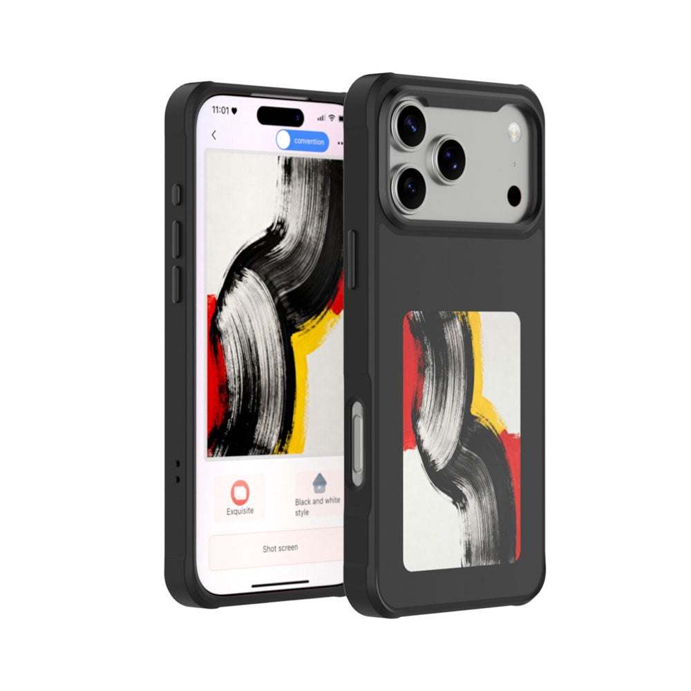 iPhone 17 Pro Max 4smarts E-Ink Deksel - MagSafe Kompatibel - Svart