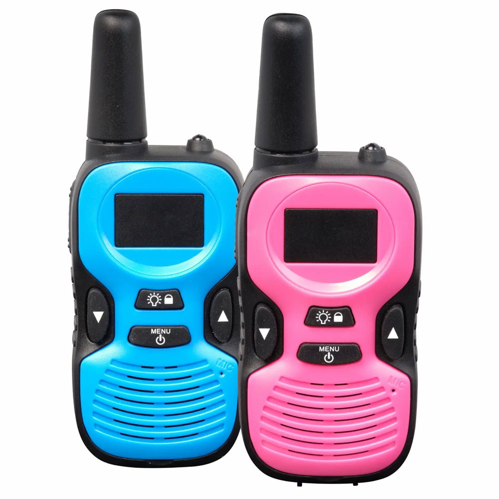 Denver WTK-441 Walkie Talkie-Sett for Barn - 2 stk. - Rosa / Blå