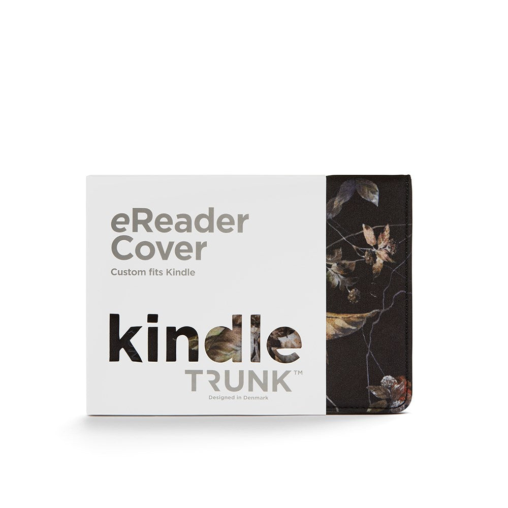 Trunk Kindle Paperwhite (2024) Flip Deksel - Black Flower