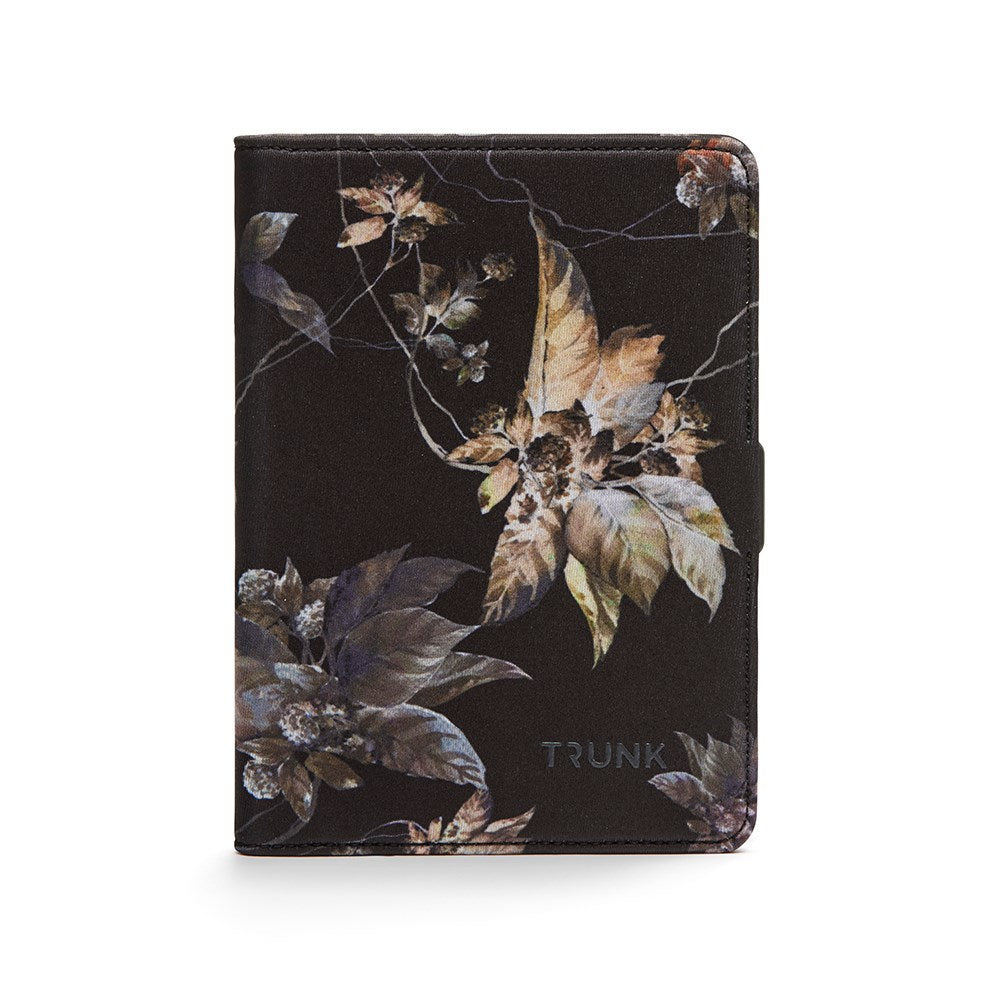 Trunk Kindle Paperwhite (2024) Flip Deksel - Black Flower