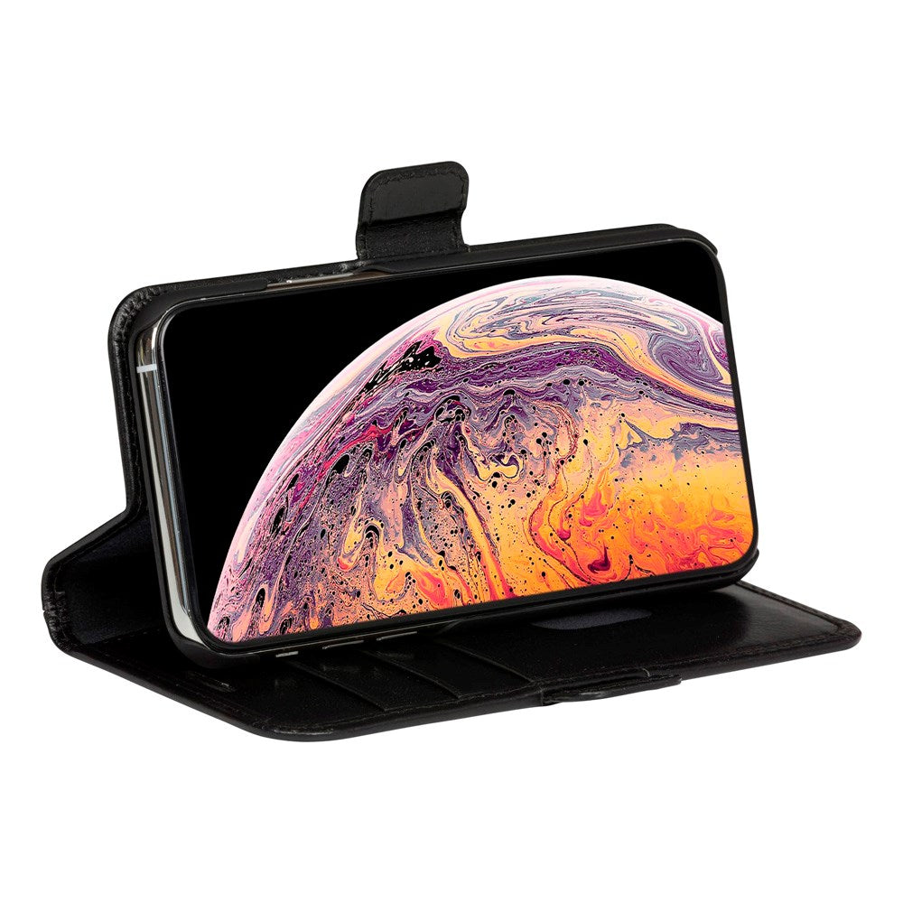 iPhone 11 Pro dbramante1928 Copenhagen Ekte Skinn Flip Deksel m. Lommebok - Black