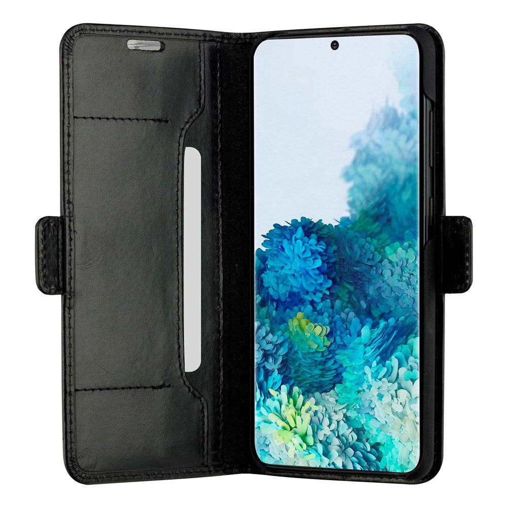 Samsung Galaxy S20+ (Plus) dbramante1928 Copenhagen Slim Ekte Skinn Flip Deksel m. Lommebok - Black