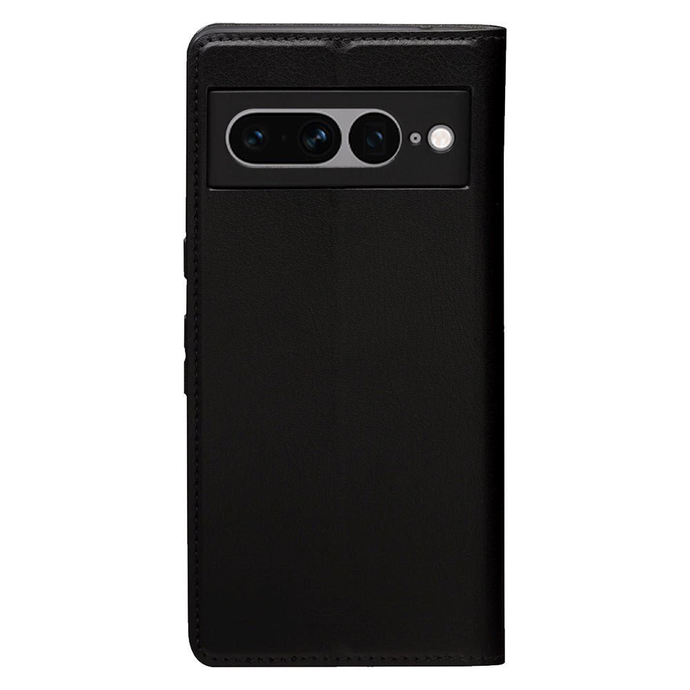 Google Pixel 7 Pro dbramante1928 Oslo Ultra-Slim PU Skinn Flip Deksel med Lommebok - Svart