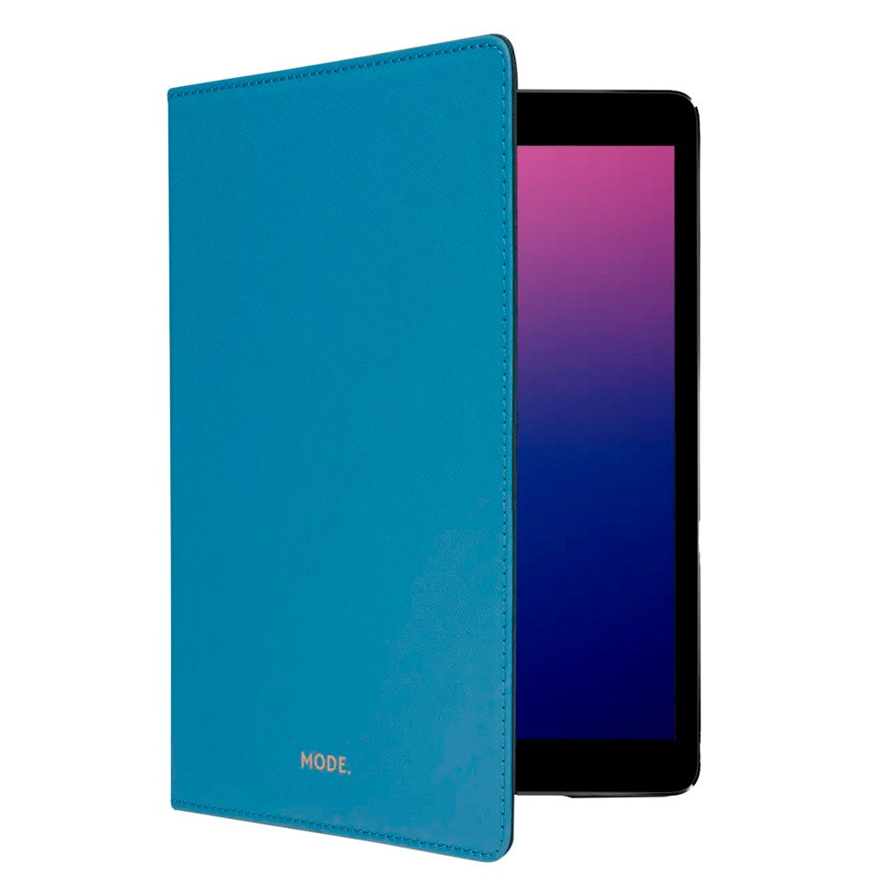 iPad 10.2" (2021 / 2020 / 2019) dbramante1928 Tokyo Ekte Skinn Flip Deksel - Nightfall Blue