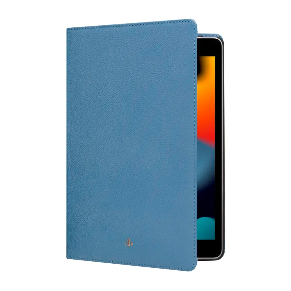 iPad 10.2" (2021 / 2020 / 2019) dbramante1928 Tokyo Ekte Skinn Flip Deksel - Marine Blue