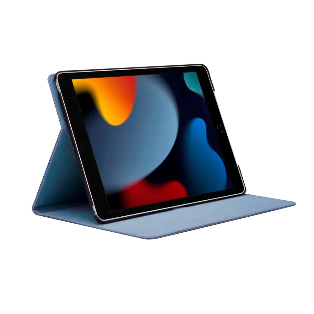 iPad 10.2" (2021 / 2020 / 2019) dbramante1928 Tokyo Ekte Skinn Flip Deksel - Marine Blue