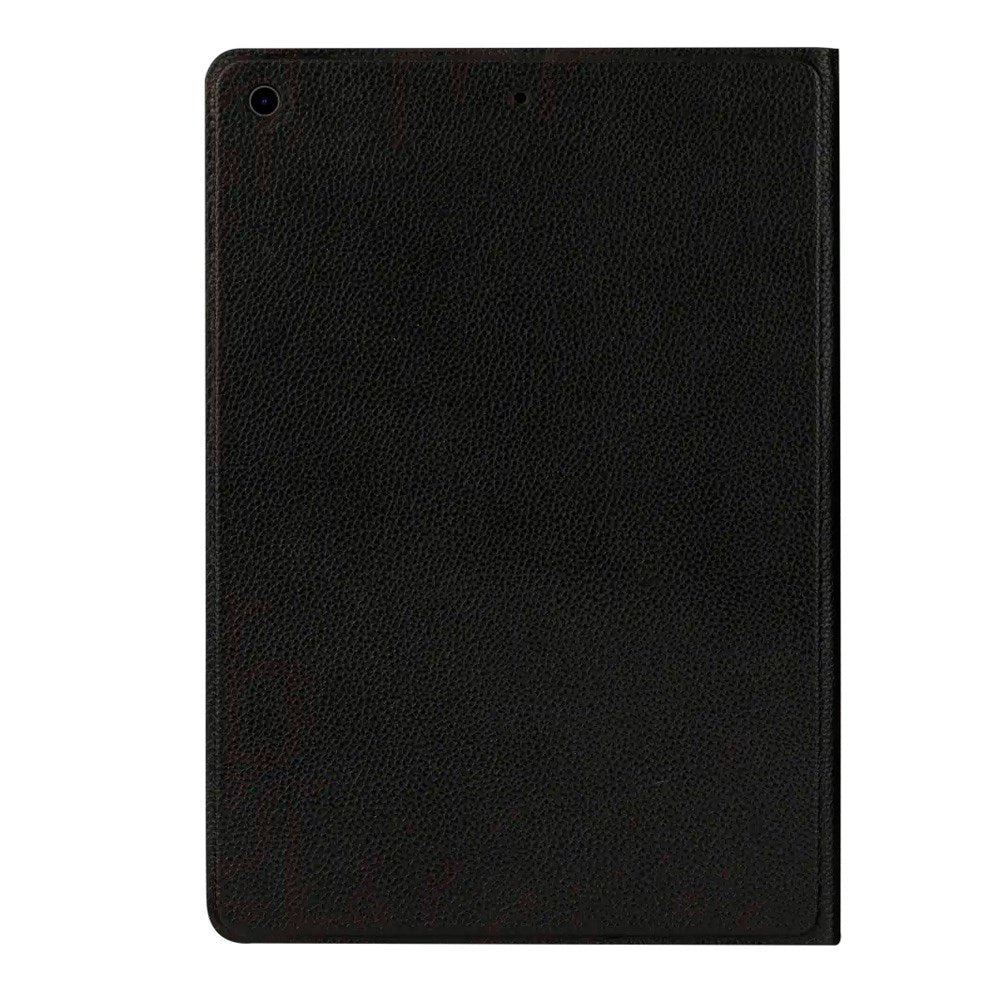 iPad 10.2" (2021 / 2020 / 2019) dbramante1928 Milan Ekte Skinn Flip Deksel - Night Black