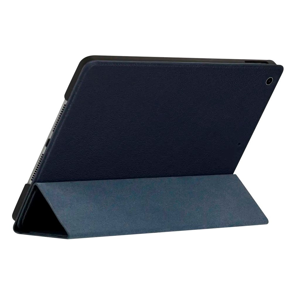 iPad 10.2" (2021 / 2020 / 2019) dbramante1928 Milan Ekte Skinn Flip Deksel - Pacific Blue