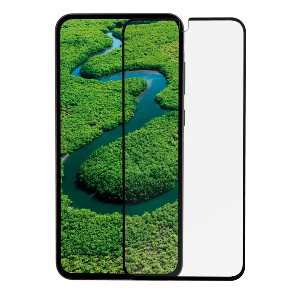 Samsung Galaxy A55 (5G) dbramante1928 Eco-Shield Skjermbeskytter med Installasjonsramme - Svart Kant