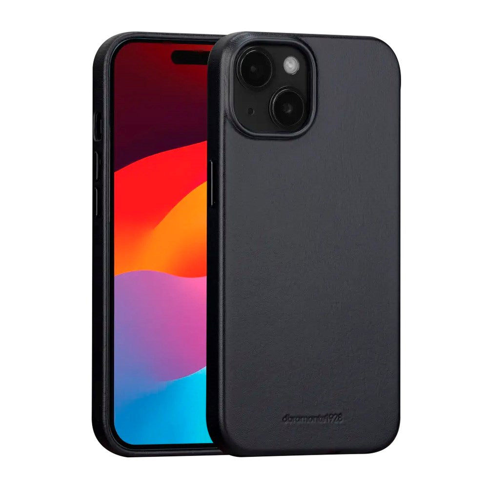 iPhone 16e / 15 / 14 / 13 dbramante1928 Roskilde Ekte Skinn Deksel - MagSafe Kompatibel - Black