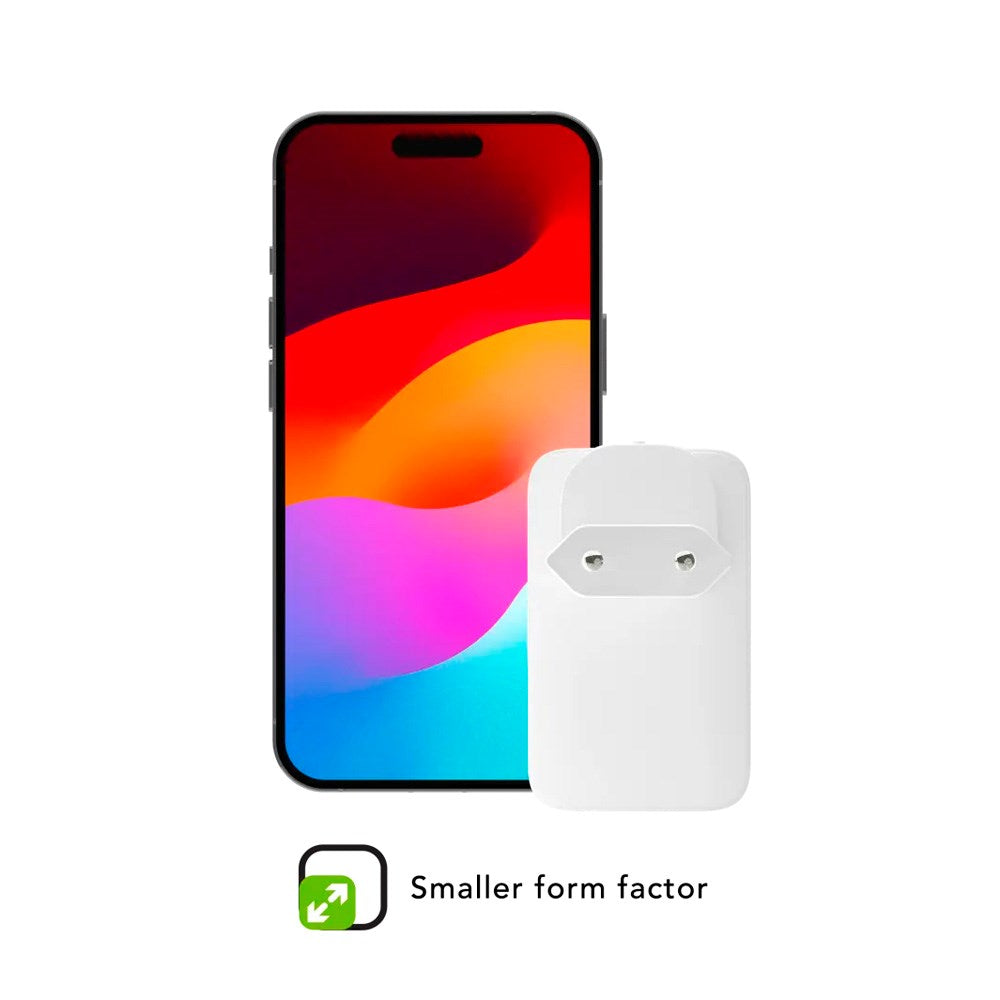 dbramante1928 Slim Vegglader m. 1x USB-C 20W & 1x USB-A 18W - Hvit