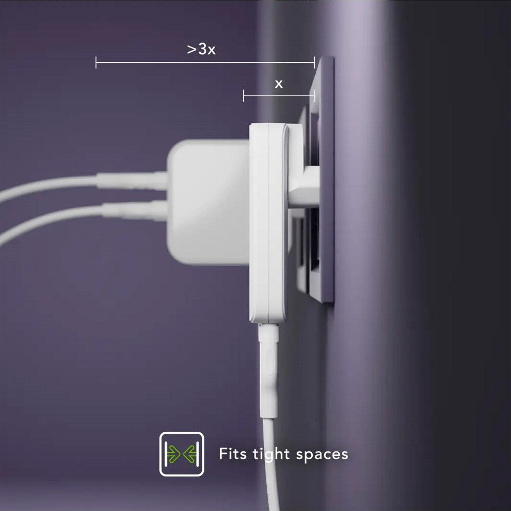 dbramante1928 Slim Vegglader m. 1x USB-C 20W & 1x USB-A 18W - Hvit