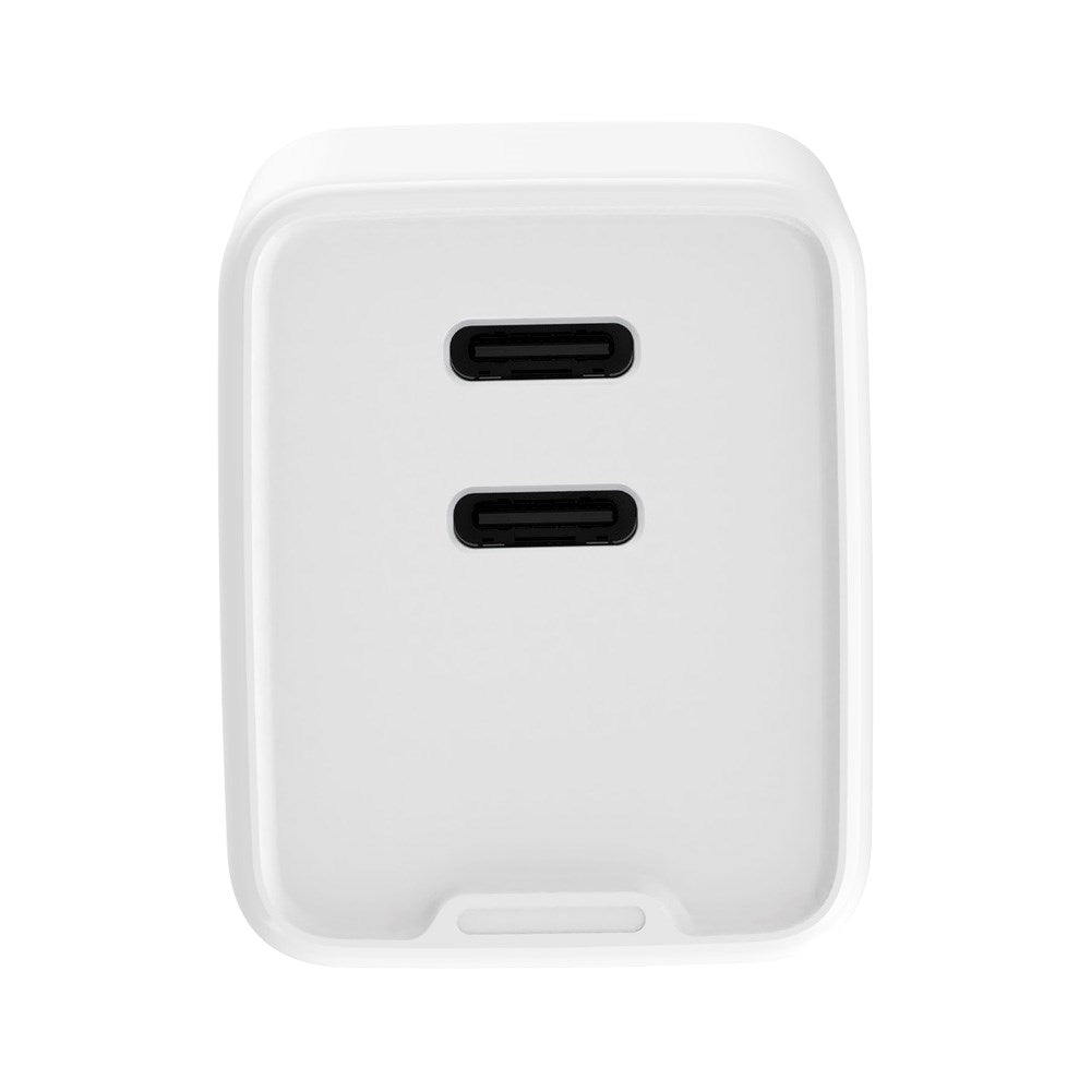 Xceed 45W GaN Vegglader med 2 x USB-C - Hvit