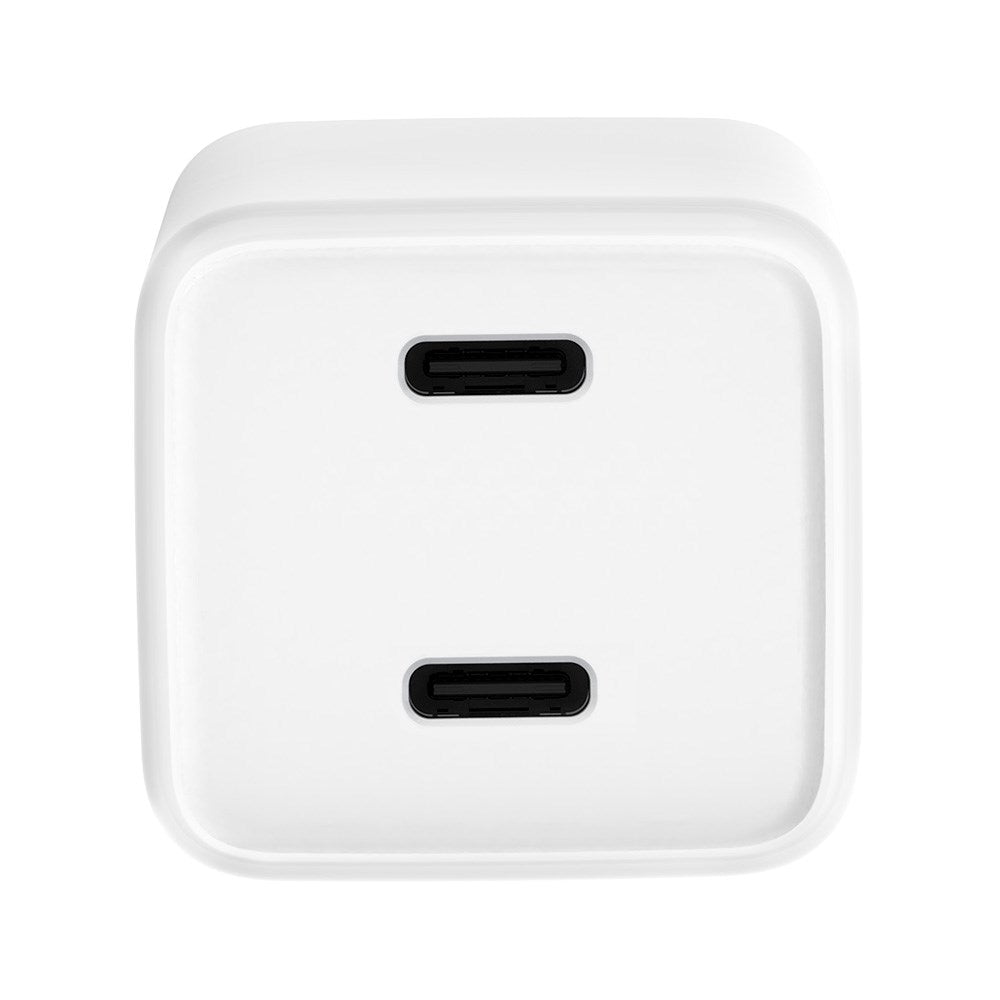 Xceed 65W GaN Vegglader med 2 x USB-C - Hvit