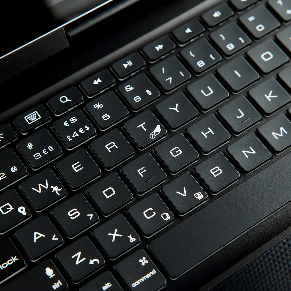 iPad 10.9" (2024/2022) / iPad Air (2022) Xceed CoverKey Trådløst Tastatur med Deksel (XCCK14SCBLK) – Nordisk Tastatur – Svart