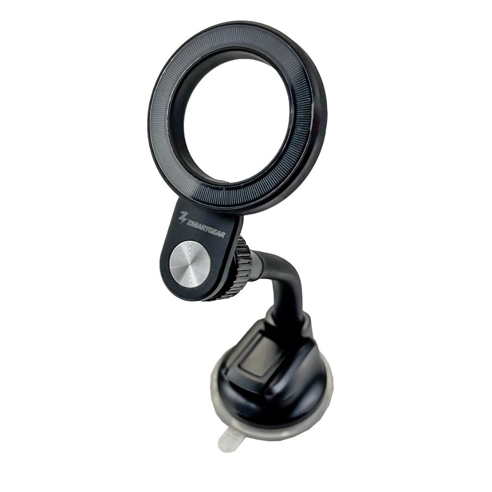 Zmartgear Mobilholder med Sugekopp for Frontrute / Dashbord - MagSafe Kompatibel - Svart