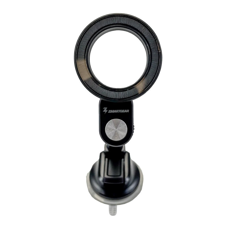Zmartgear Mobilholder med Sugekopp for Frontrute / Dashbord - MagSafe Kompatibel - Svart
