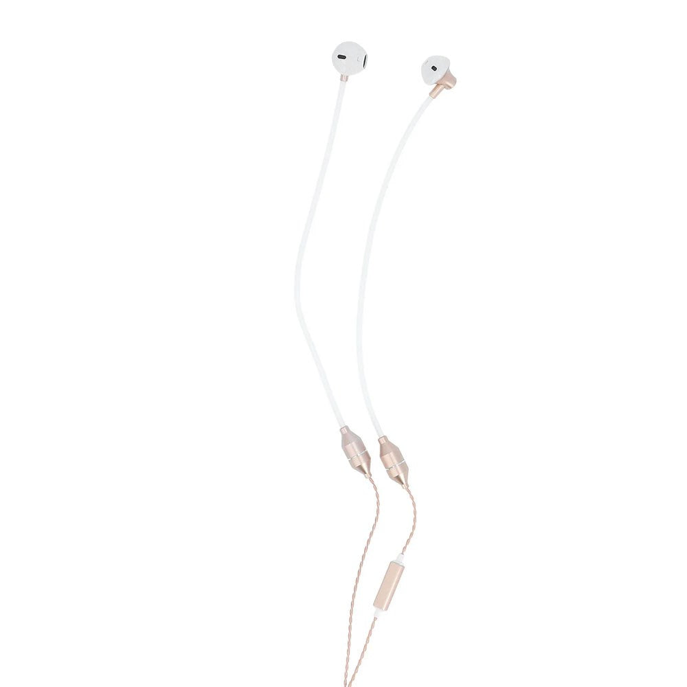 RadiCover Strålingsbeskyttet In-Ear Headset med AirTubes - Hvit / Rose Gold