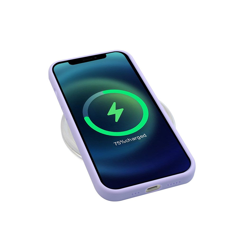 GreenMind iPhone 13 Pro Fôret Silikon Deksel - Lilla