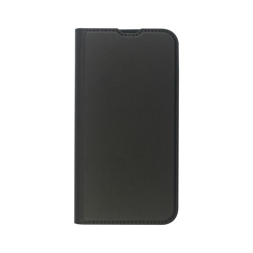 GreenMind iPhone 14 Plus Kunstskinn Flip Deksel m. Kortholder & Ståfunksjon - Svart