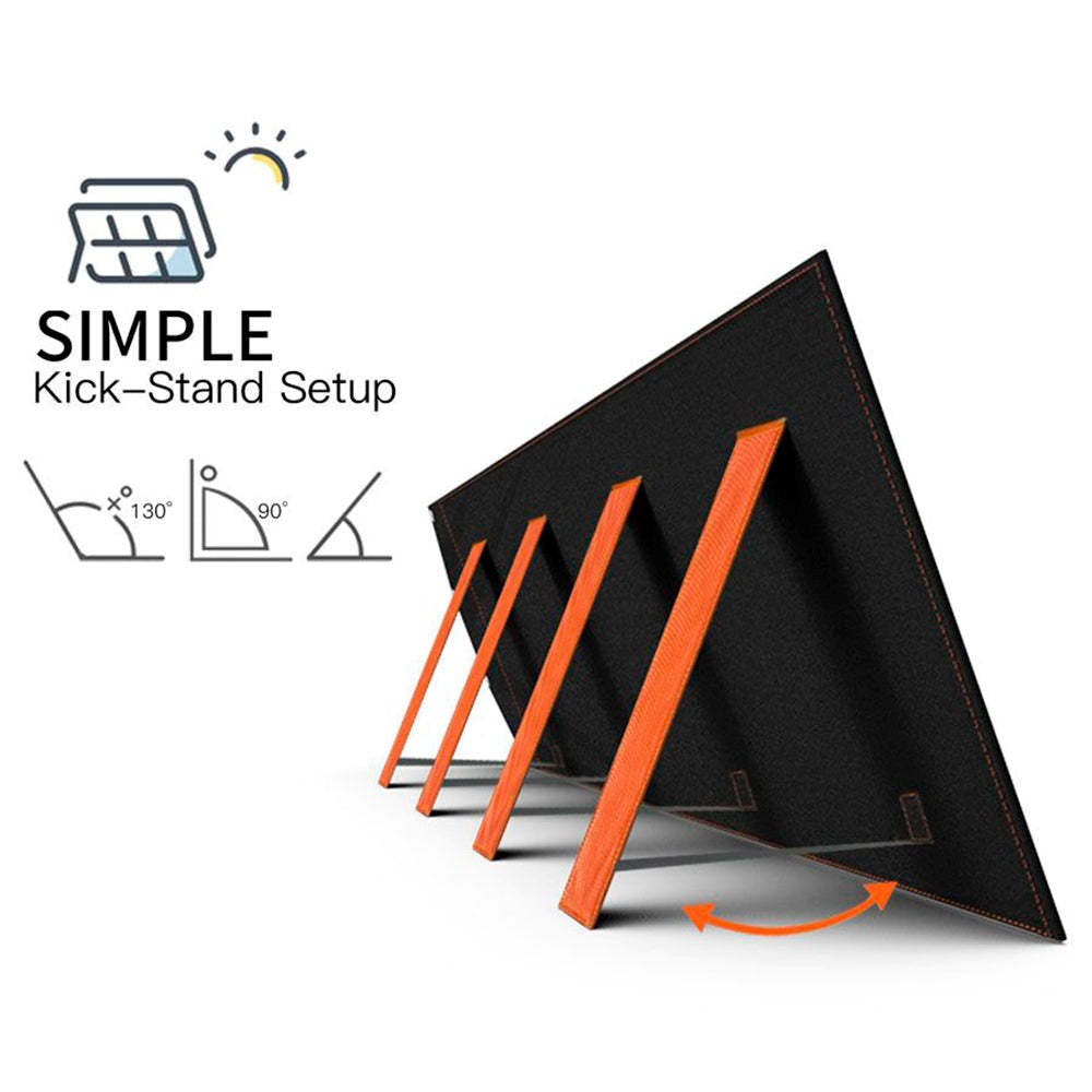 Lippa Solcellepanel 100W - Svart