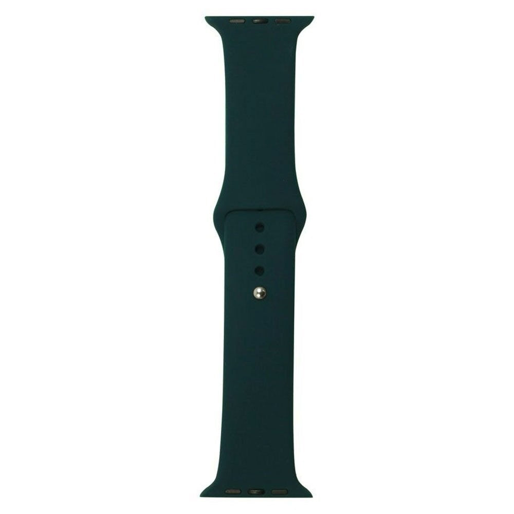 Apple Watch (42/44/SE/45/46/49 mm) Lippa Silikon Stropp – Mørkegrønn
