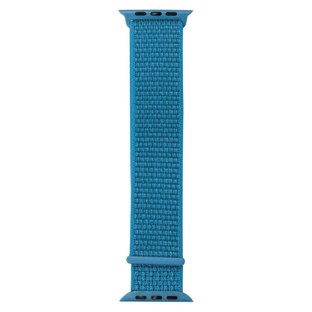 Apple Watch (42/44/SE/45/46/49mm) Lippa Nylonstropp - Lyse Blå