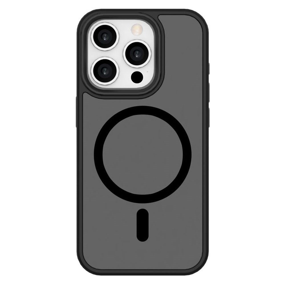 iPhone 15 Pro Lippa Hybrid Plast Deksel – MagSafe Kompatibelt – Matt / Svart