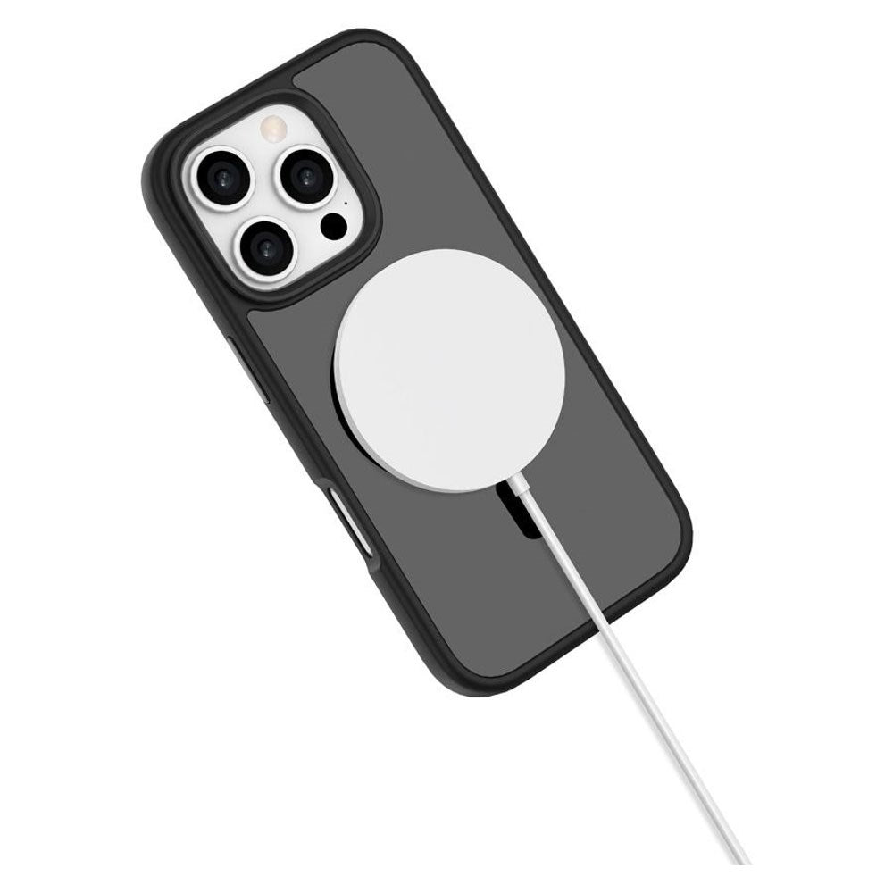 iPhone 16 Pro Lippa Hybrid Plast Deksel – MagSafe Kompatibelt – Matt / Svart
