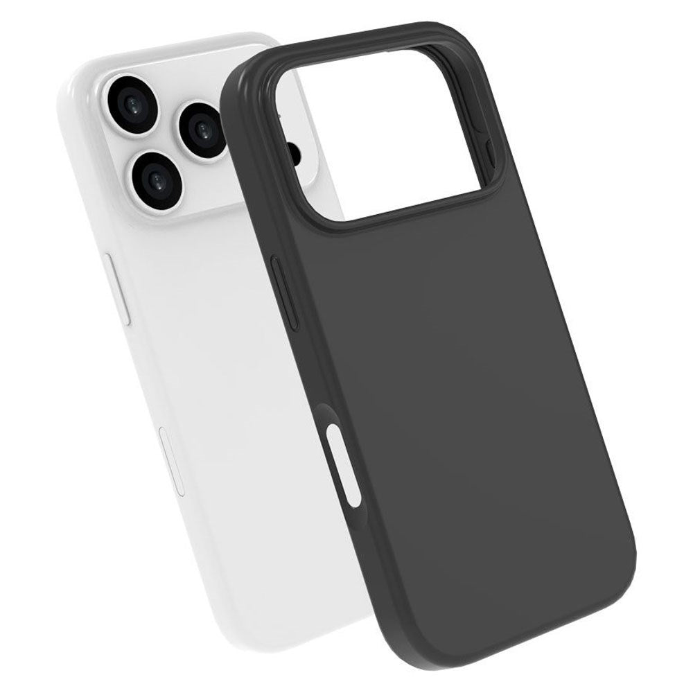 iPhone 17 Pro Lippa Silikon Deksel - MagSafe Kompatibel - Svart