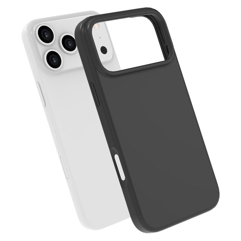 iPhone 17 Pro Max Lippa Silikon Deksel - MagSafe Kompatibel - Svart