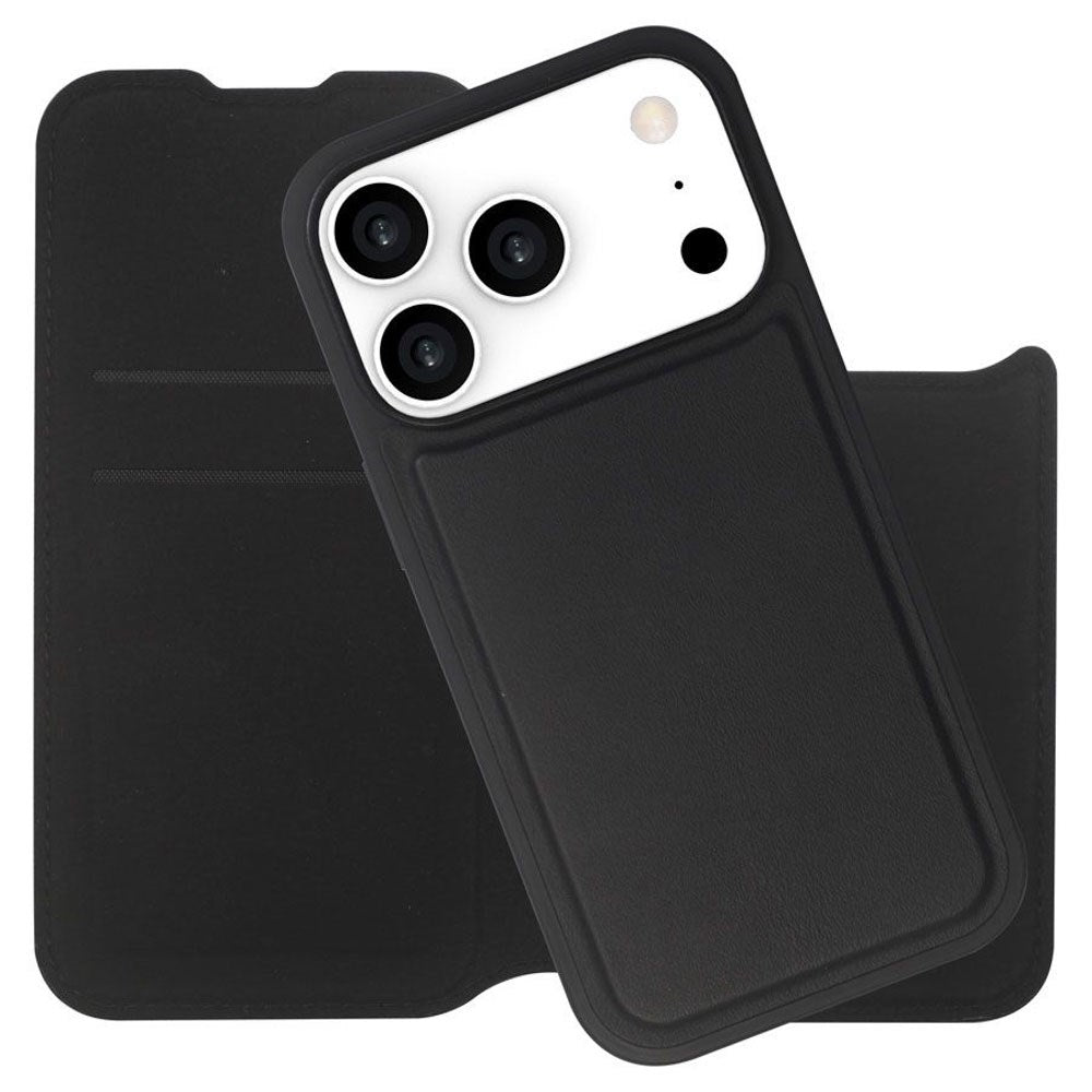 iPhone 17 Pro Max Lippa 2-i-1 Wallet Flip Deksel - Svart