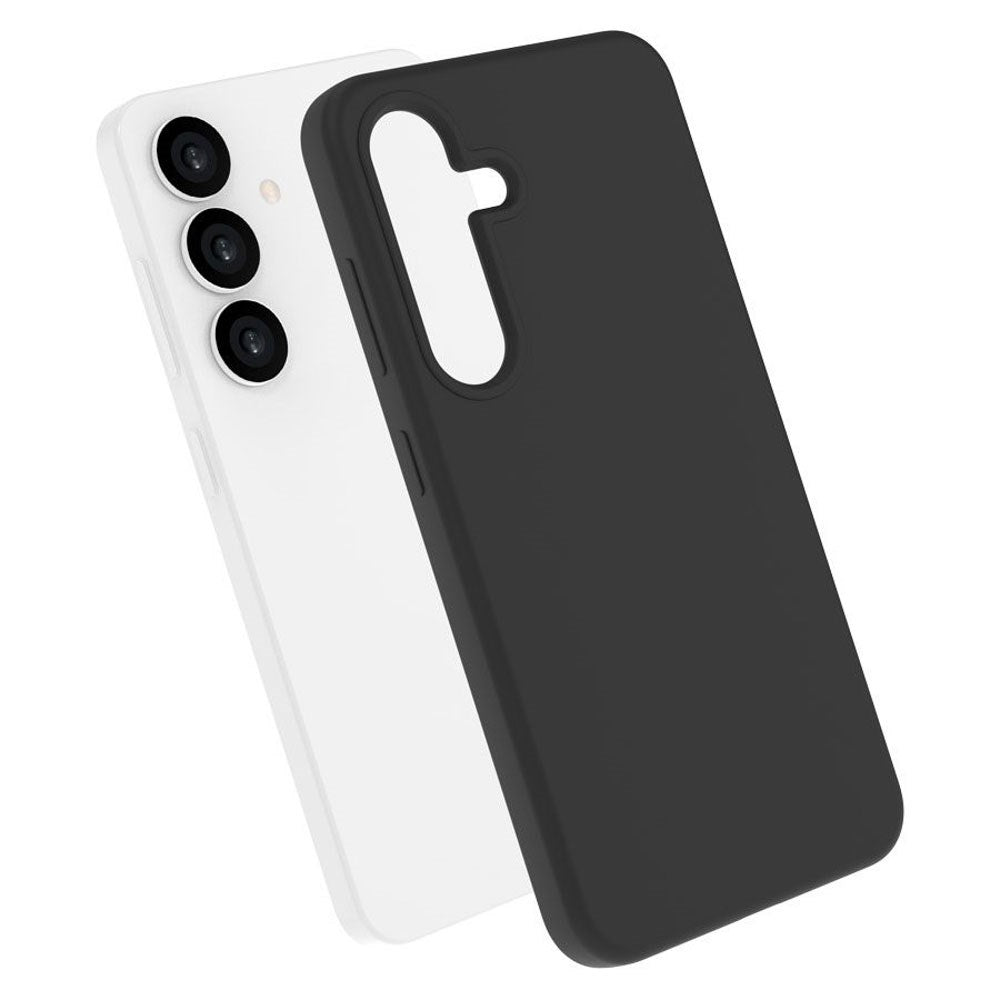 Samsung Galaxy S25 Lippa Silikon Deksel - Svart
