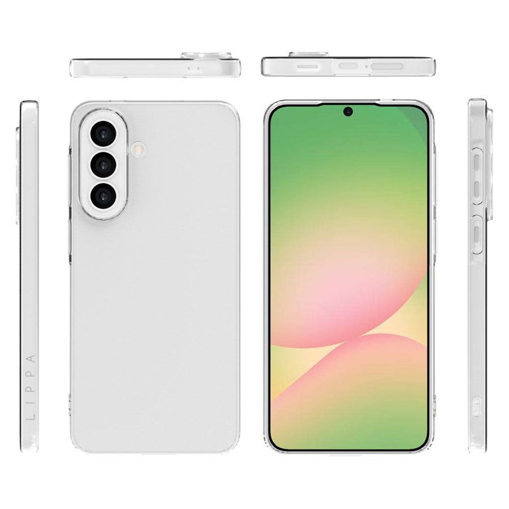 Samsung Galaxy A57 Lippa Fleksibelt Plast Deksel - Gjennomsiktig