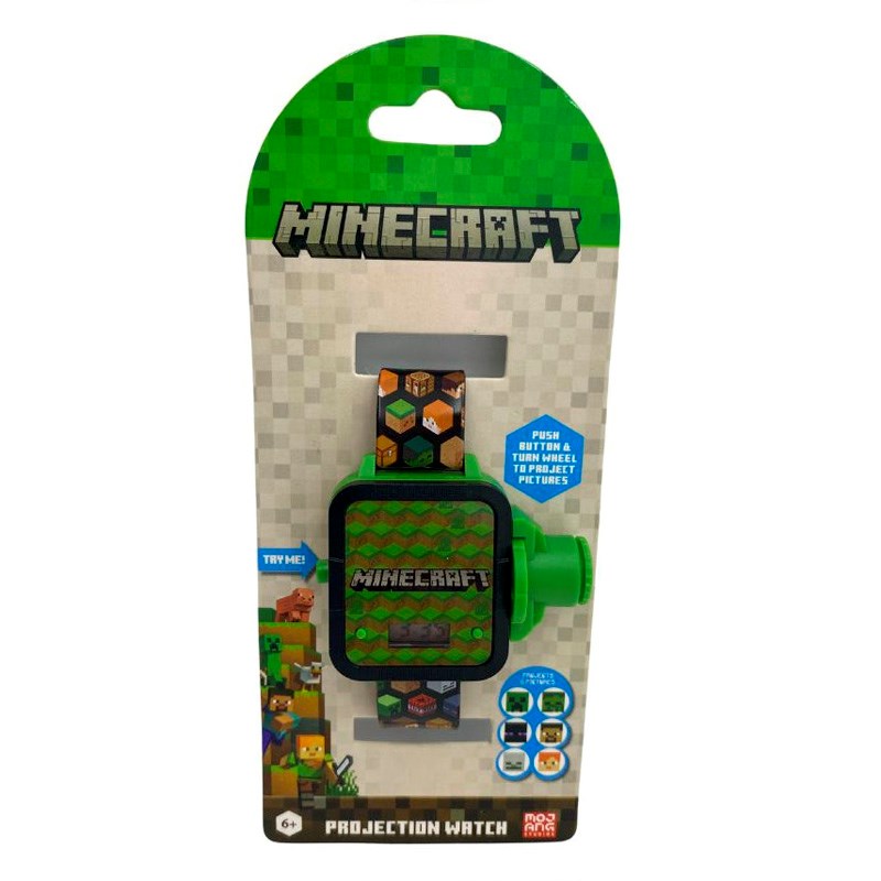 Accutime Smartklokke for Barn med Projektor - Minecraft