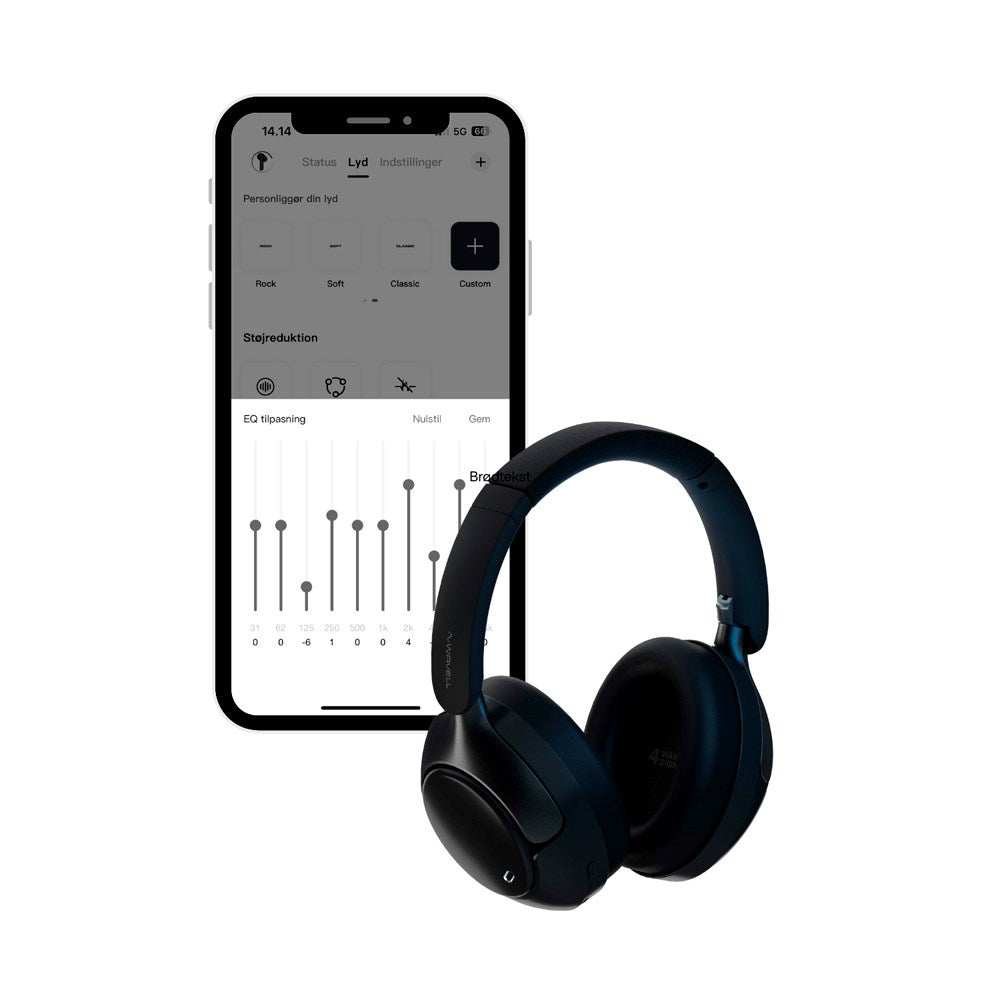 Wavell 4 Signature Hodetelefoner - Svart