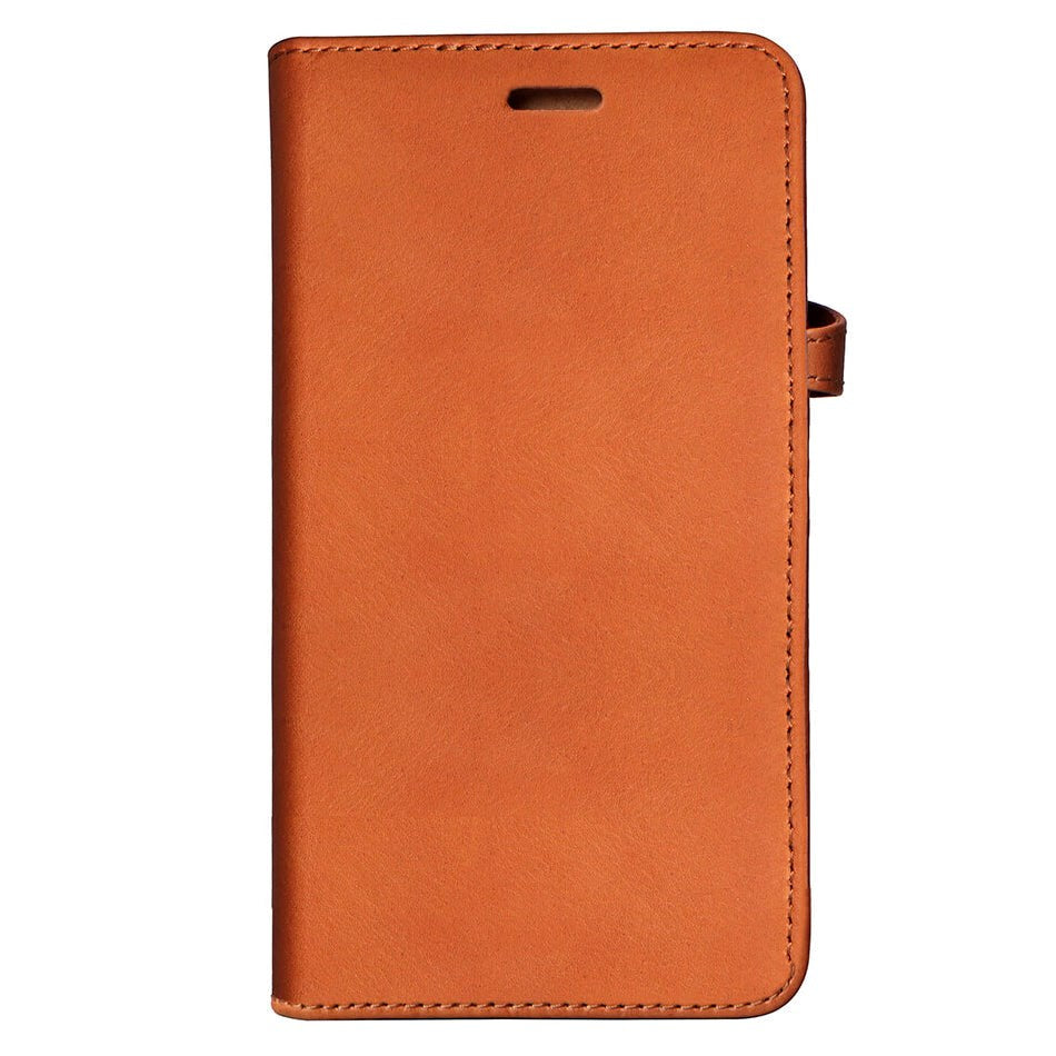 iPhone 11 Pro Buffalo Wallet - Ekte Skinndeksel med Lommebok - Cognac