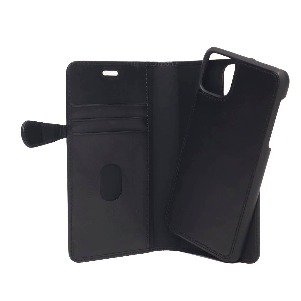 iPhone 11 Buffalo Wallet Skinndeksel med Lommebok Svart