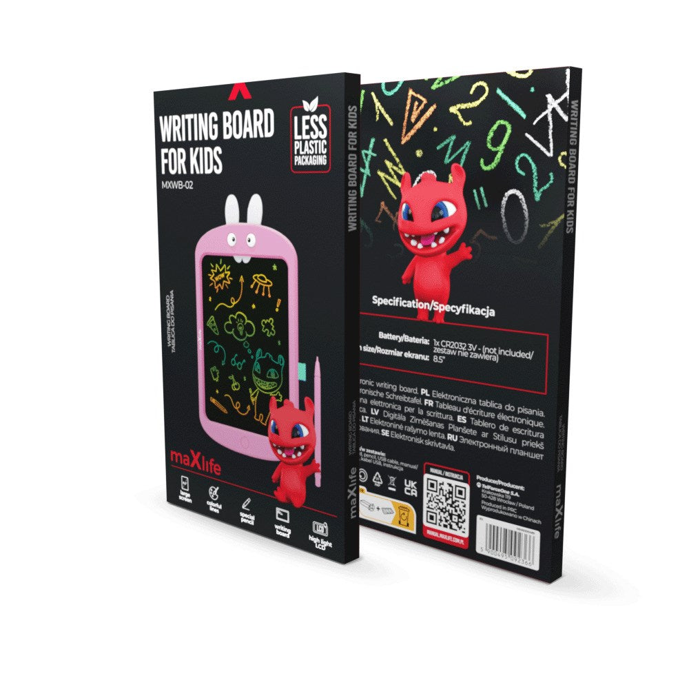Maxlife Tegnebrett for Barn - Rosa