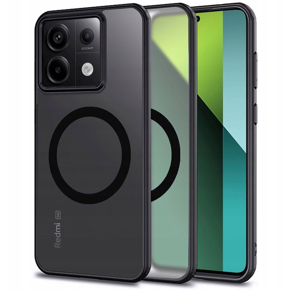 Xiaomi Redmi Note 13 Pro (5G) / Poco X6 Tech-Protect Magmat Deksel - MagSafe Kompatibel - Matt Svart