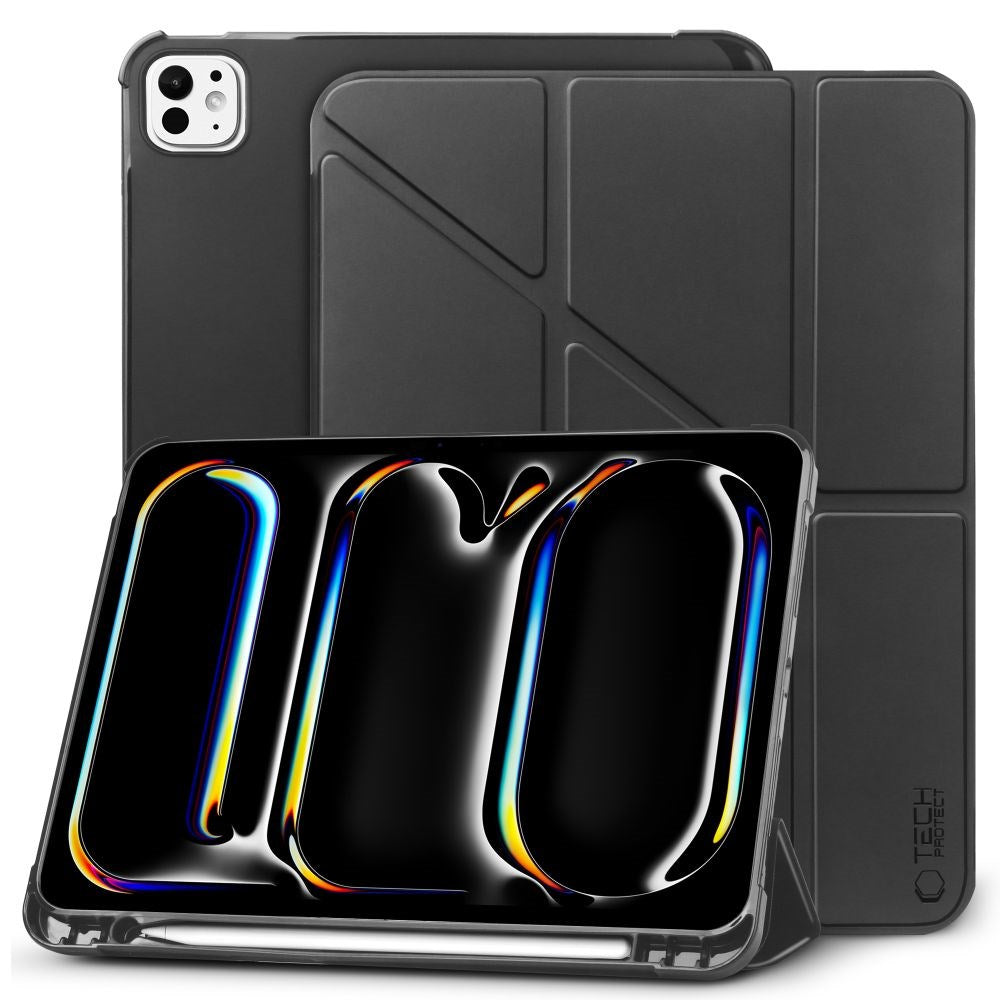 Tech-Protect iPad Pro 11" (2025 / 2024) SC Origami Deksel m. Apple Pencil Holder - Svart