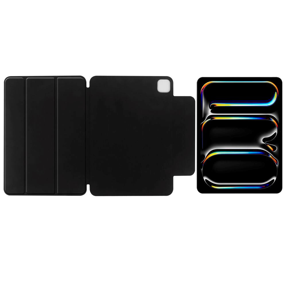 iPad Pro 11" (2025 / 2024) Tech-Protect Smartcase Magnetisk Deksel Tri-fold - Svart