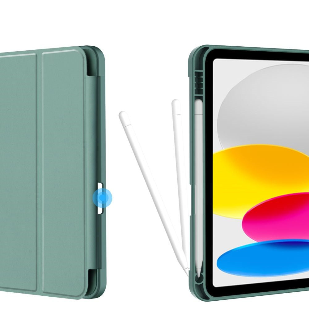 Tech-Protect iPad 11" (2025) / iPad 10.9" (2024/2022) SC Deksel m. Apple Pencil Holder - Mørkegrønn
