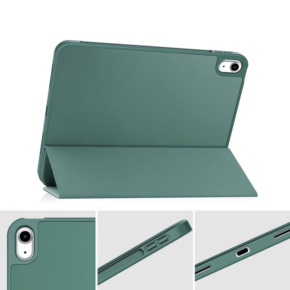 Tech-Protect iPad 11" (2025) / iPad 10.9" (2024/2022) SC Deksel m. Apple Pencil Holder - Mørkegrønn