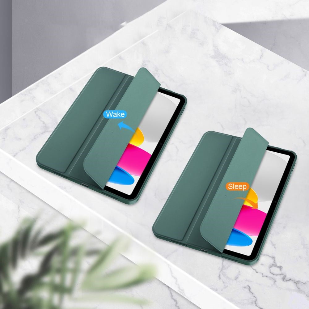 Tech-Protect iPad 11" (2025) / iPad 10.9" (2024/2022) SC Deksel m. Apple Pencil Holder - Mørkegrønn