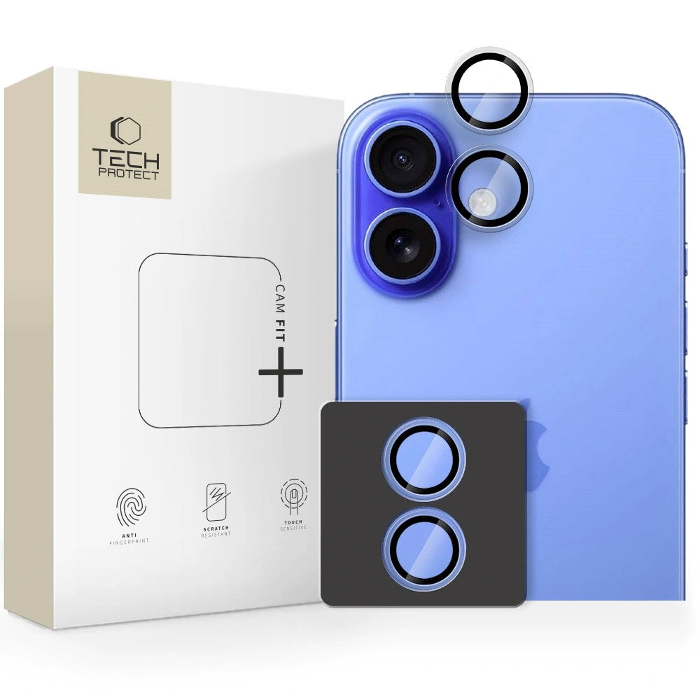 iPhone 17 Tech-Protect Camring Fit+ Kameralinsebeskyttelse - Gjennomsiktig