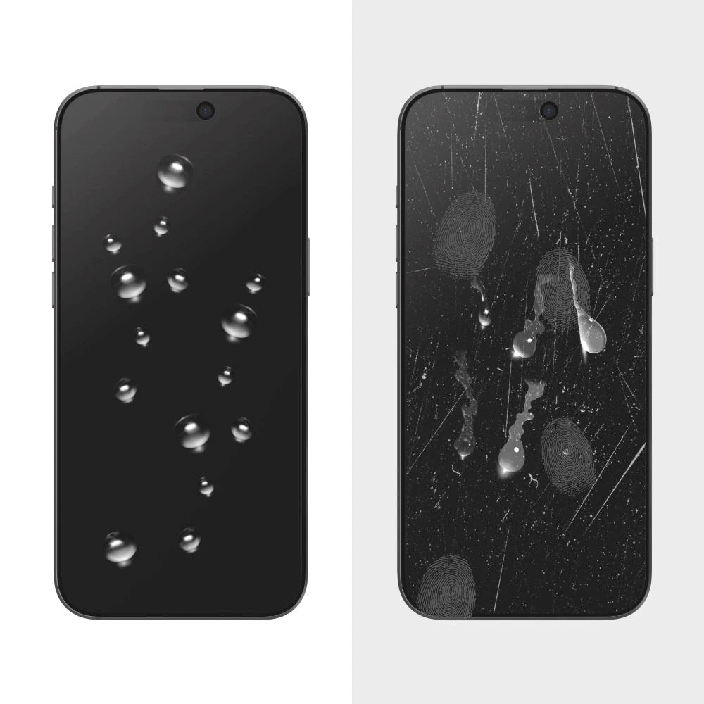 iPhone Air Tech-Protect Glass Spy+ Skjermbeskyttelsesglass - Privacy Funksjon - 2 stk - Gjennomsiktig